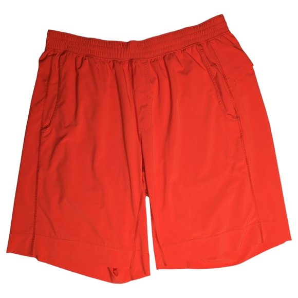 Lululemon Men's Pace Breaker Bold Red Shorts L - Picture 1 of 5